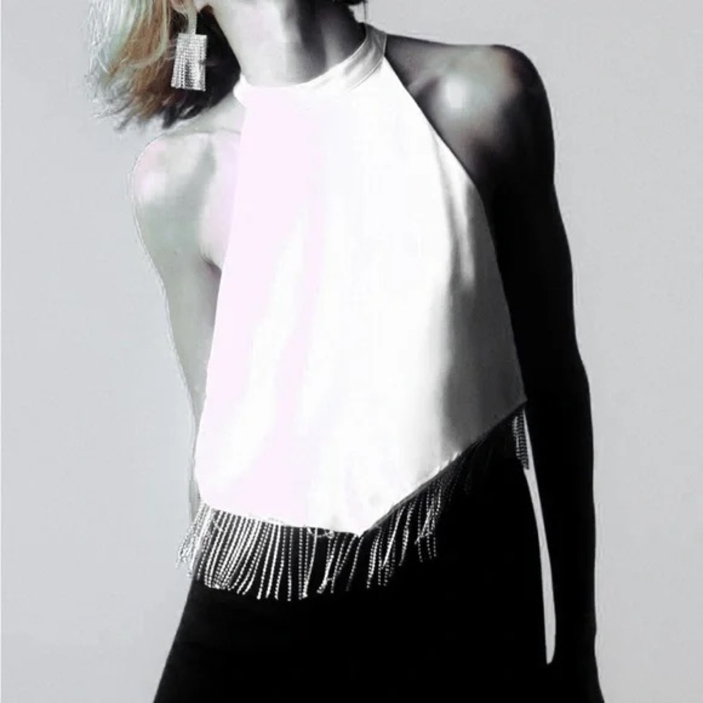 Zara Fringed Halter